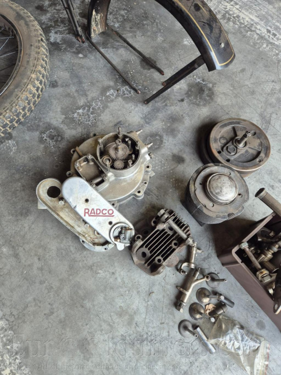 Radco 500 cc OHV 1928 in parts