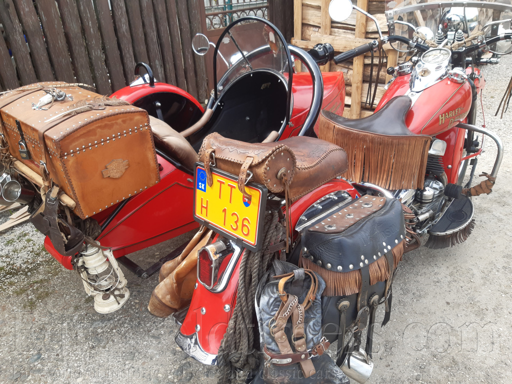 Harley Davidson+ sidecar WLC 750c