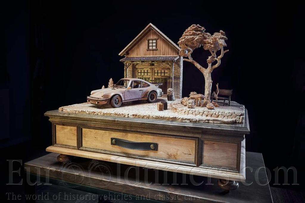 Oldtimer stojánek na autoklíč / Porsche 