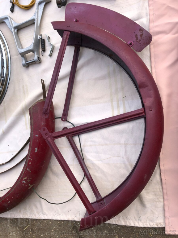 Jawa 250 Pérák FJ (1947) TP + sada Ogar