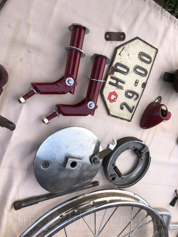 Jawa 250 Pérák FJ (1947) TP + sada Ogar