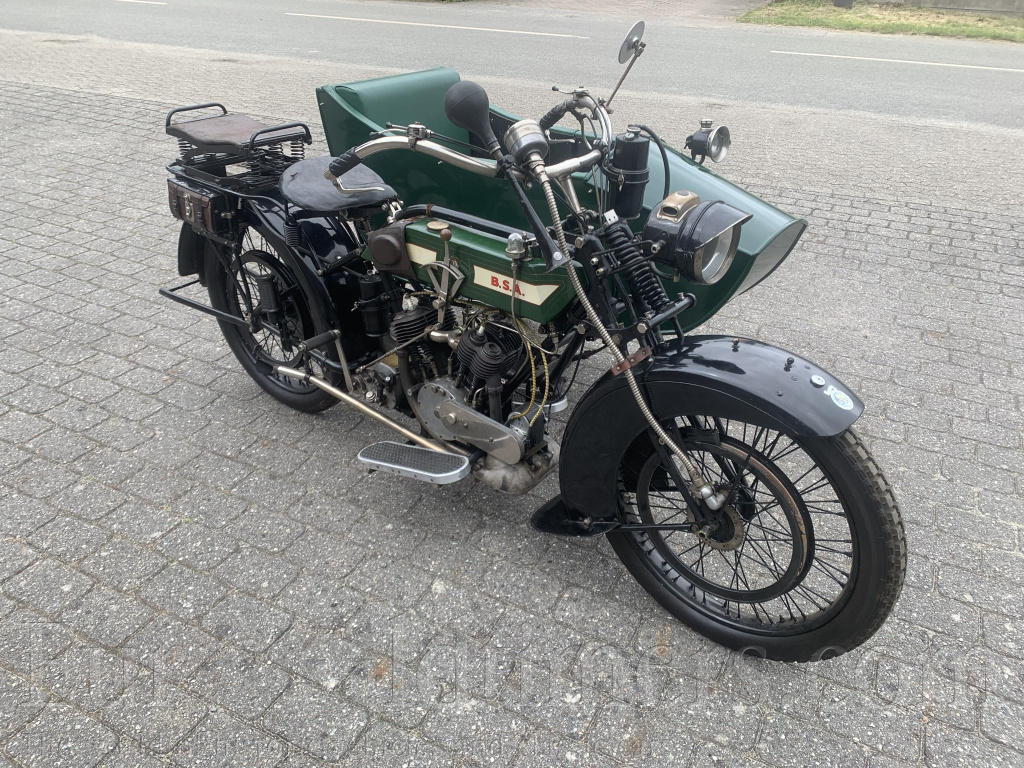 BSA model A2 770 SV 1921+ sidecar