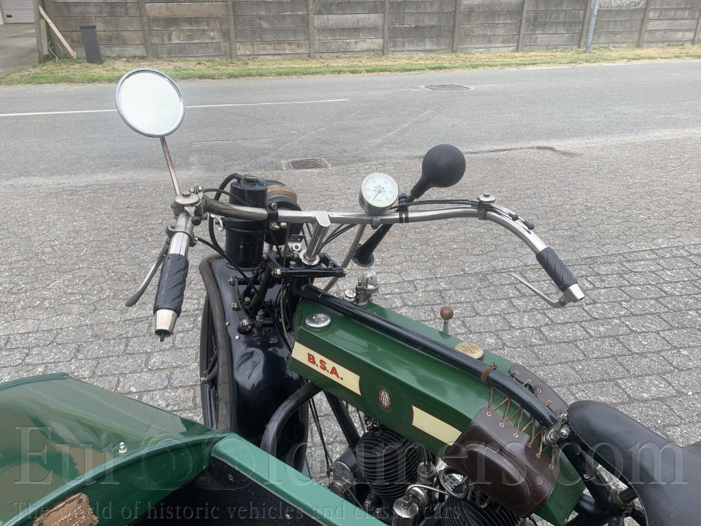 BSA model A2 770 SV 1921+ sidecar