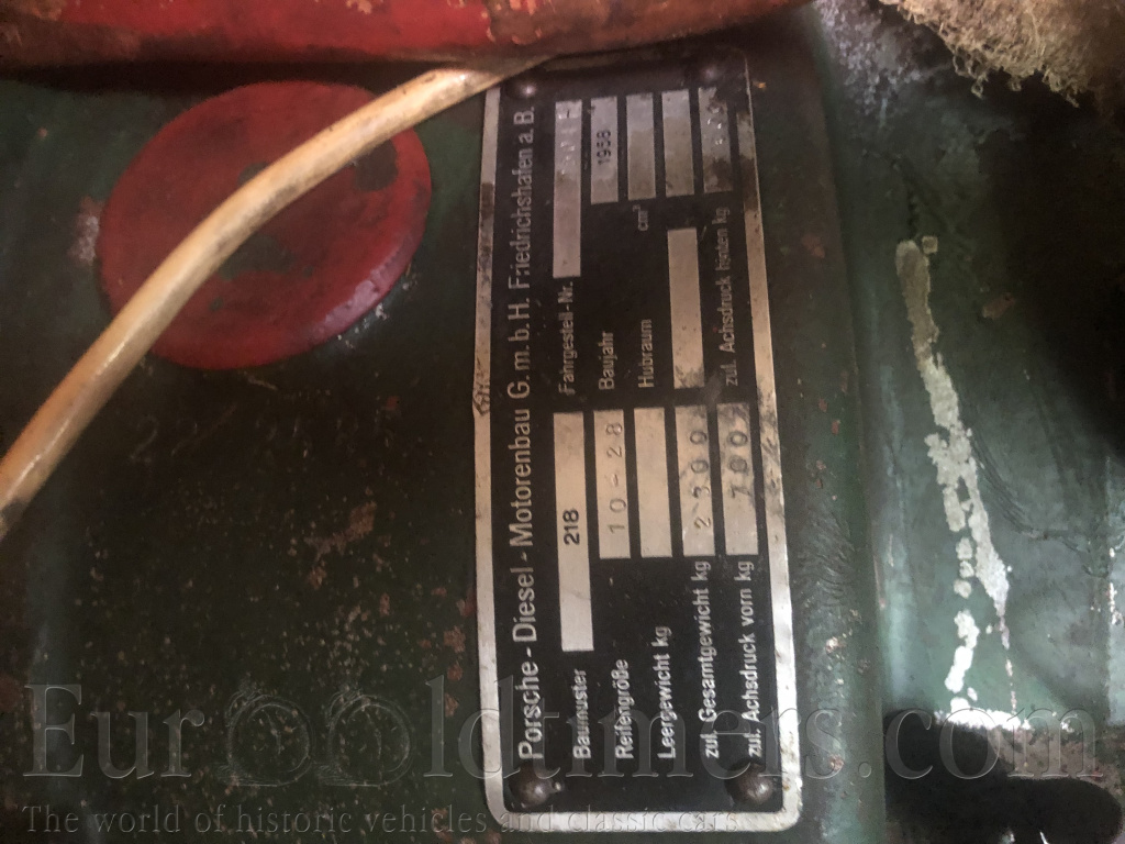 Traktor PORSCHE r.v. 1958