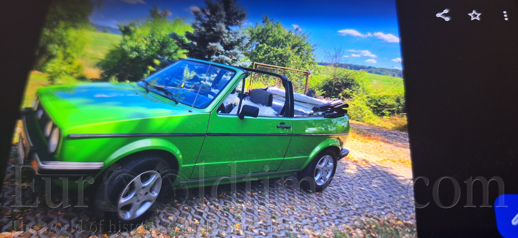 VW Golf 1 cabrio