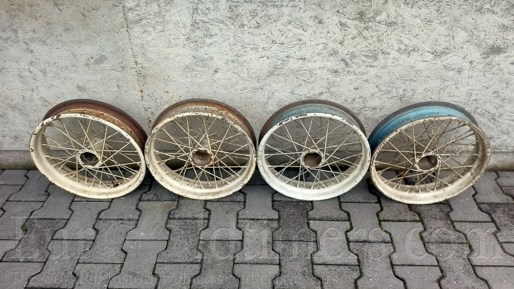 Drátěná kola na AERO 1000