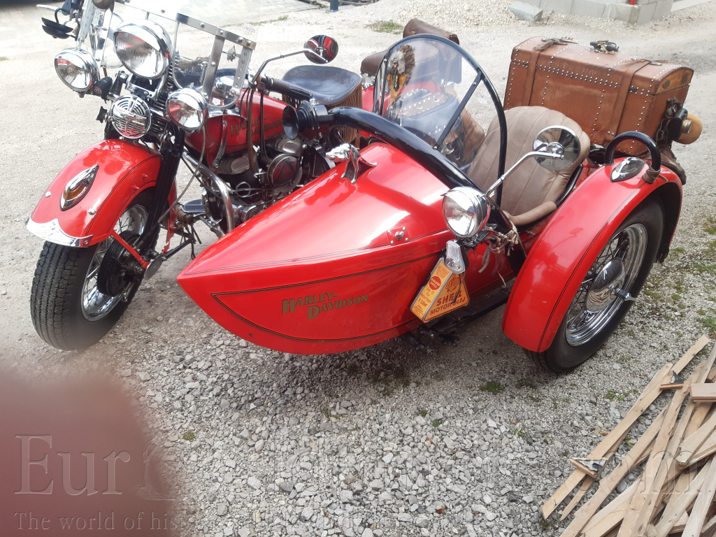 Harley Davidson+ sidecar WLC 750c