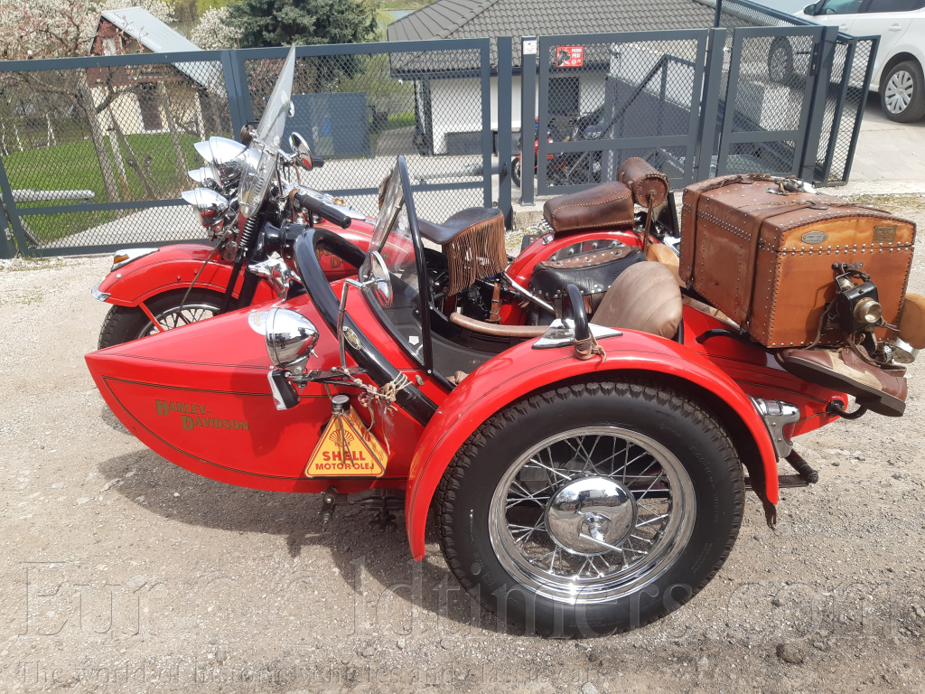 Harley Davidson+ sidecar WLC 750c