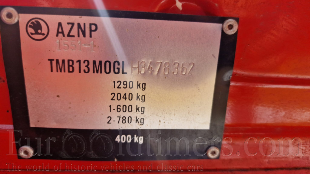 Škoda 130GL (87) – 1.majitel, TUZEX