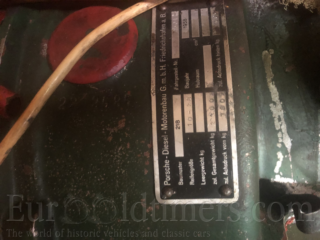 Traktor PORSCHE r.v. 1958