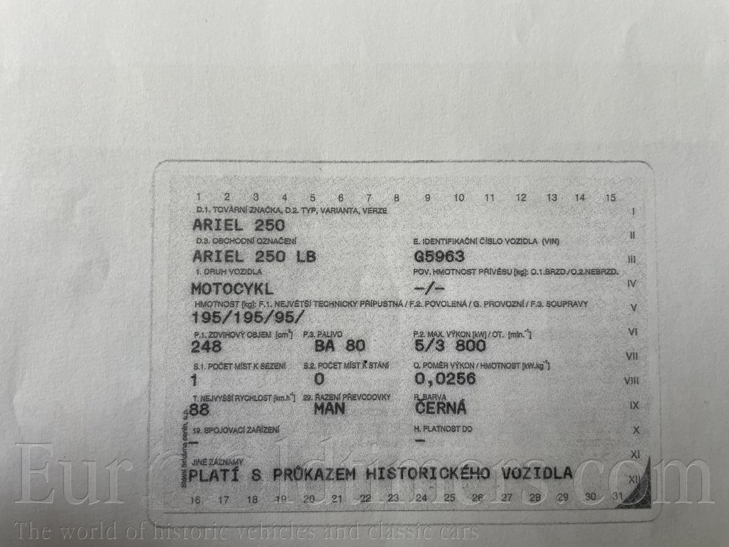 Ariel 250 OHV 1929