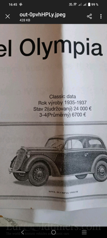Opel Olympia 1937