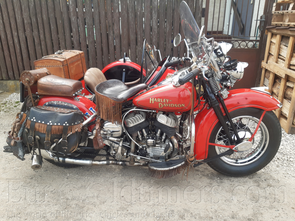 Harley Davidson+ sidecar WLC 750c