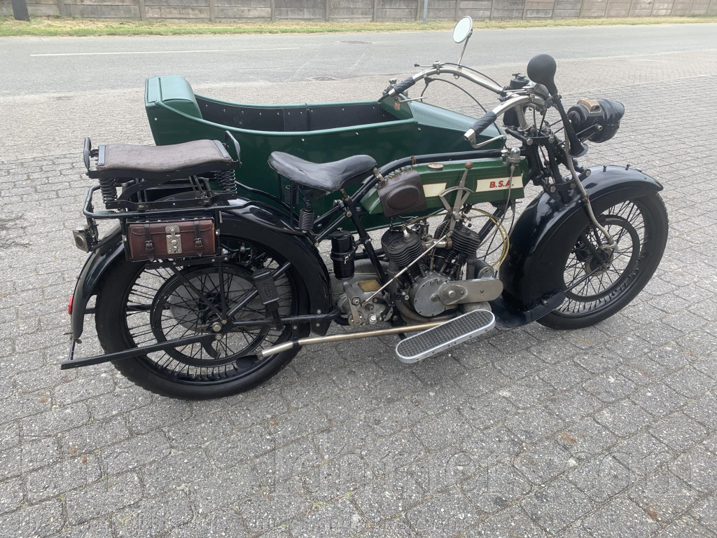BSA model A2 770 SV 1921+ sidecar