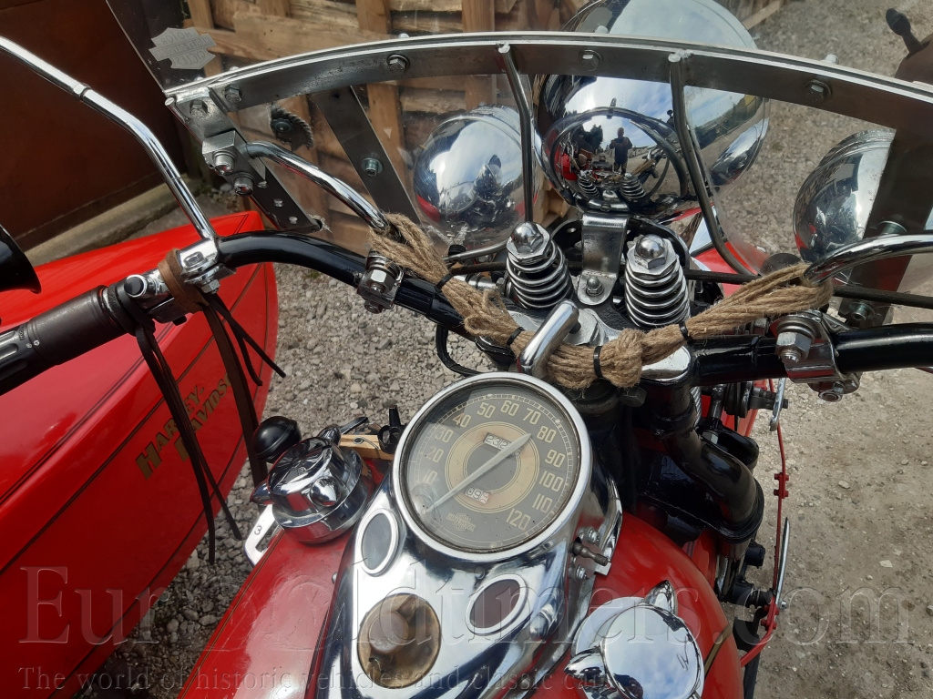 Harley Davidson+ sidecar WLC 750c