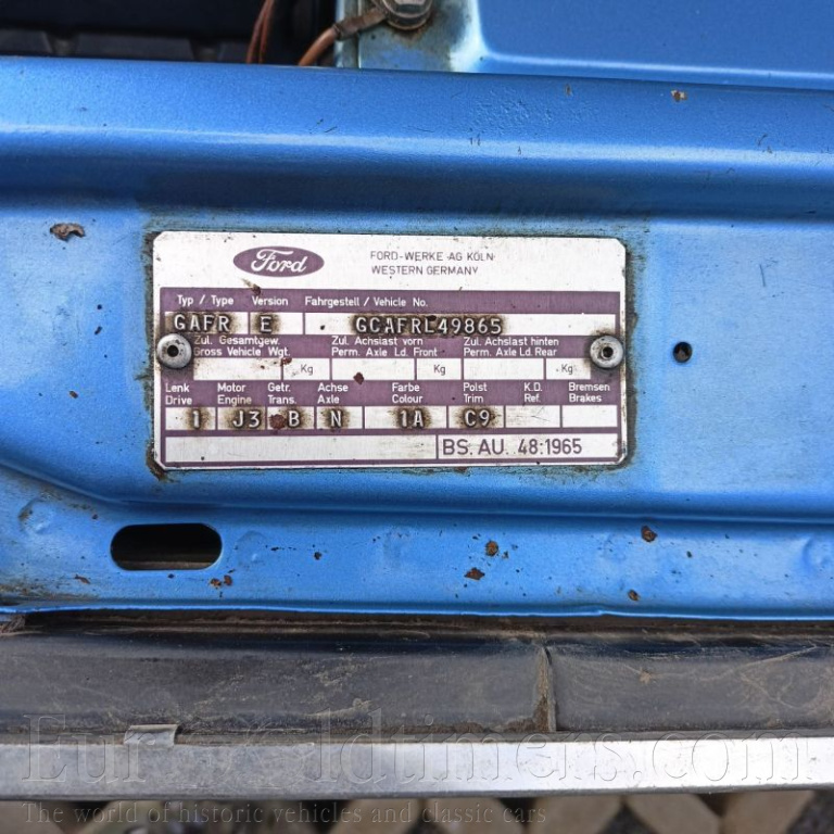 Ford Escort Mk2 1,3 před renovací