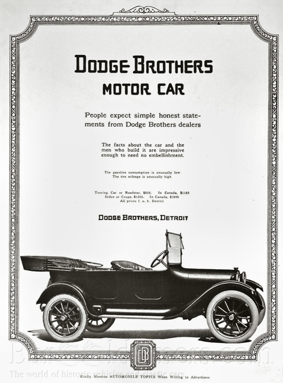 Dodge Brothers model 30 Touring 1920
