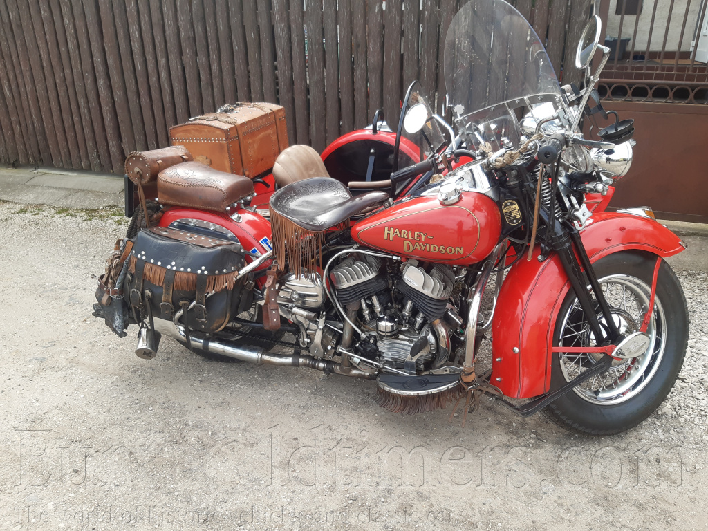 Harley Davidson+ sidecar WLC 750c