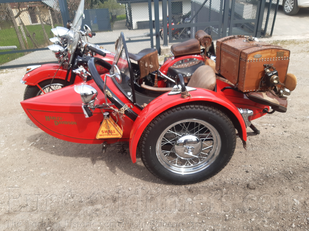 Harley Davidson+ sidecar WLC 750c