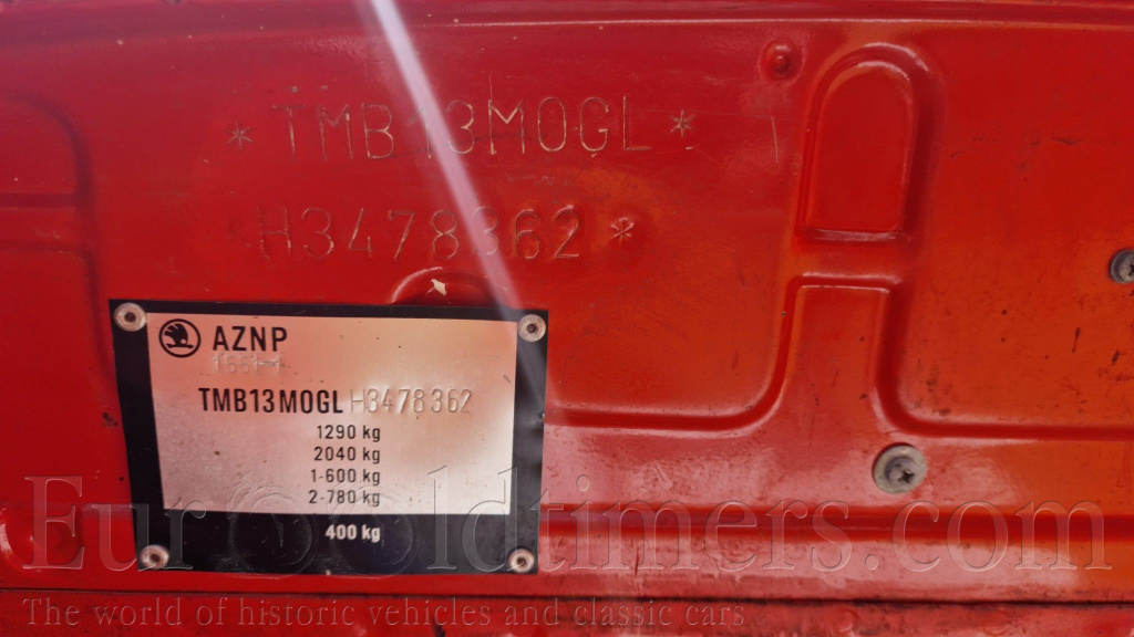 Škoda 130GL (87) – 1.majitel, TUZEX