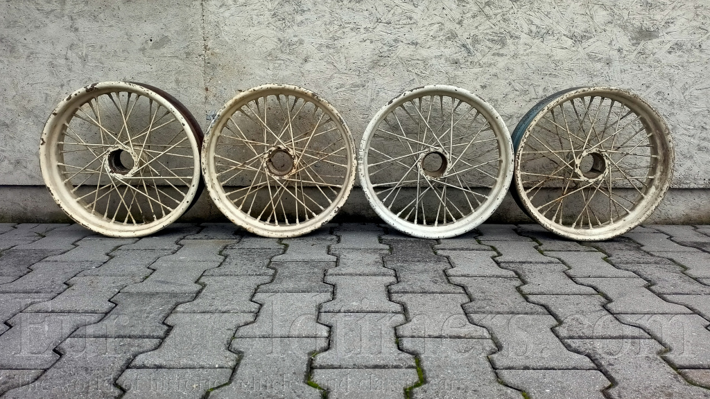 Drátěná kola na AERO 1000