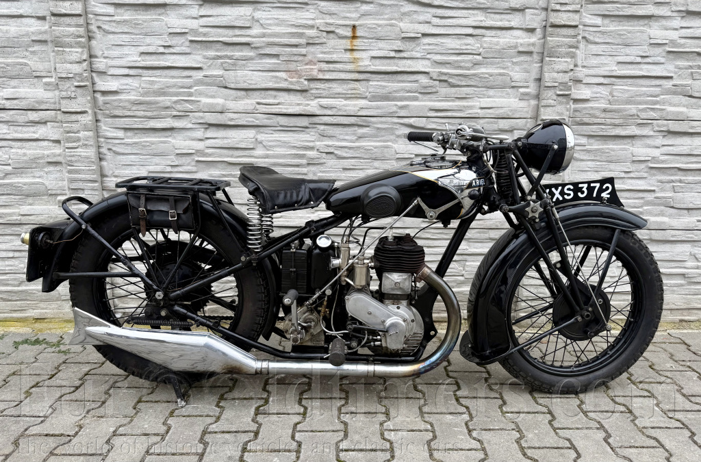 Ariel VB31, obsah 557 ccm SV, r.v 1931