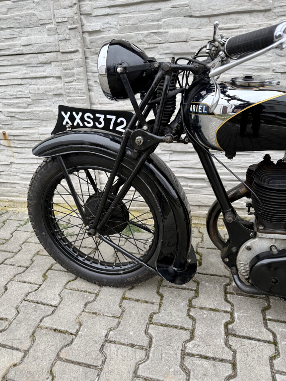 Ariel VB31, obsah 557 ccm SV, r.v 1931