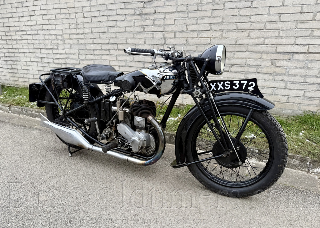 Ariel VB31, obsah 557 ccm SV, r.v 1931