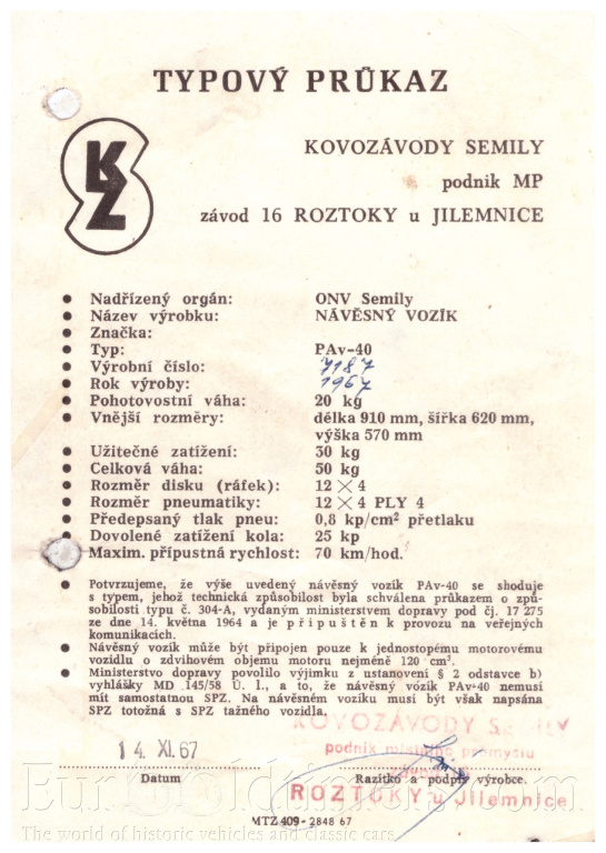 ČZ 175/470 Sport + PAv-40