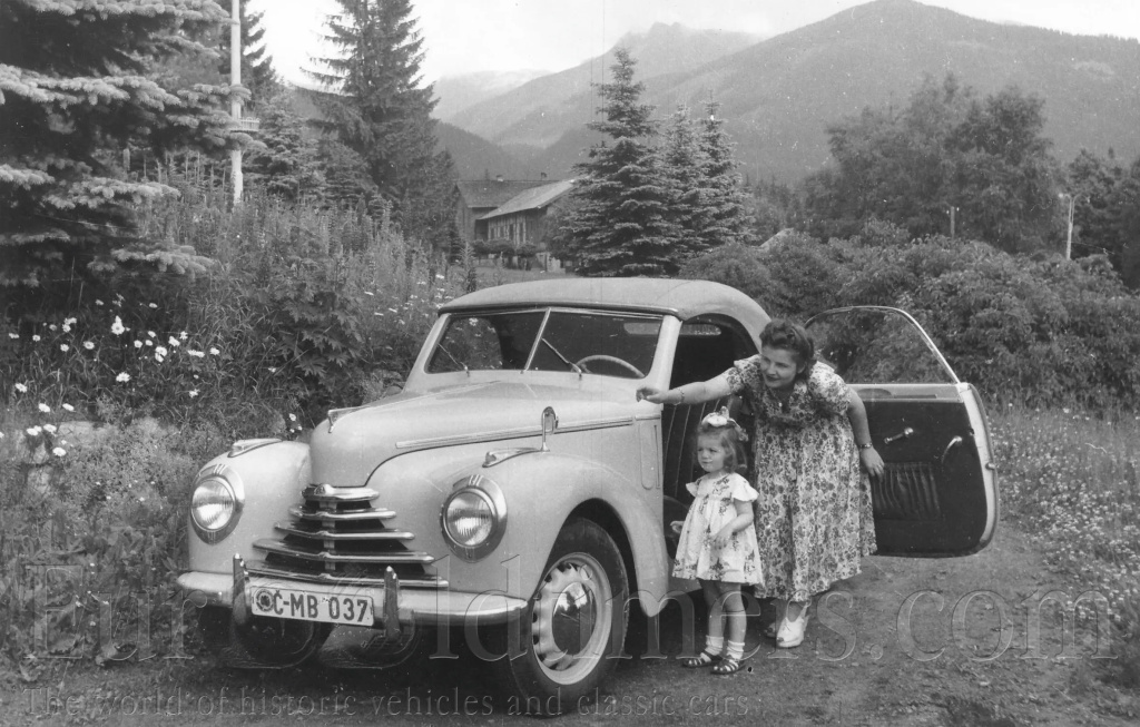 Škoda Tudor roadster r.v. 1952,platný Tp