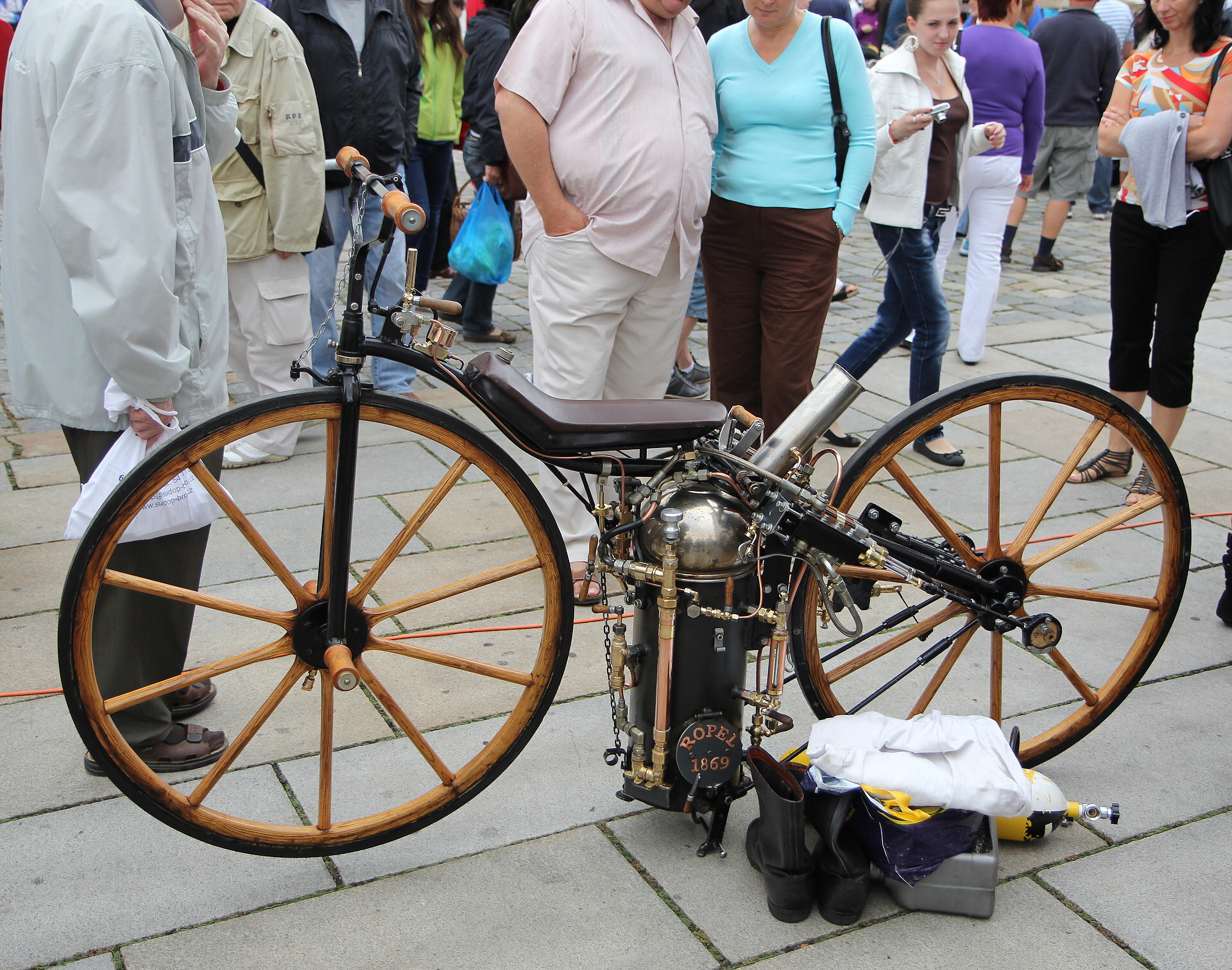 (1869) S.H. Roper Steam cycle Gallery Veteráni i veterán