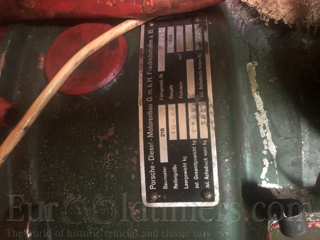 Traktor PORSCHE r.v. 1958