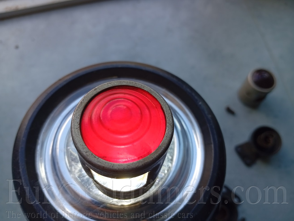 Předválečné zadní světlo s osvětlením SP