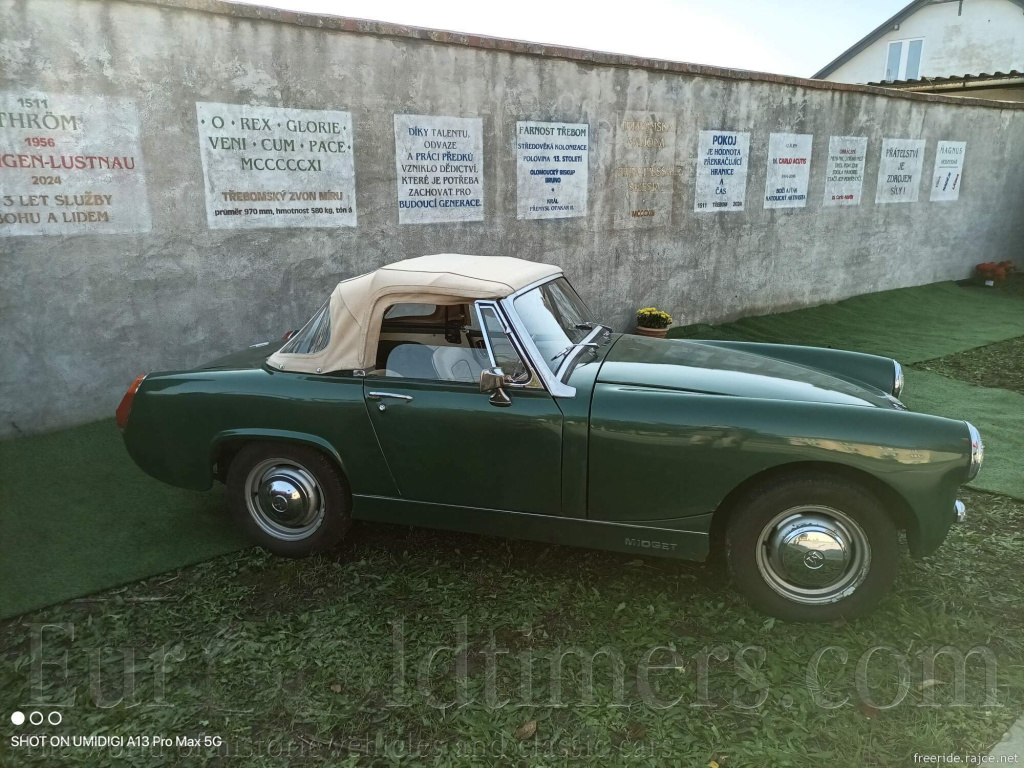 MG Midget 1962 po celk. renovaci 