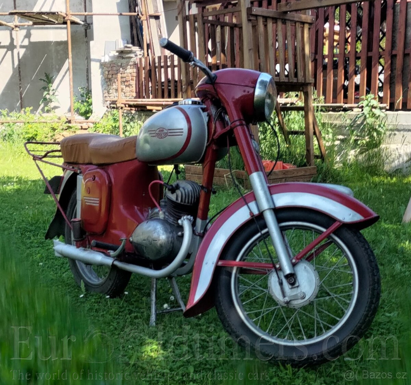 Jawa ČZ 150/352 půlbuben 1955