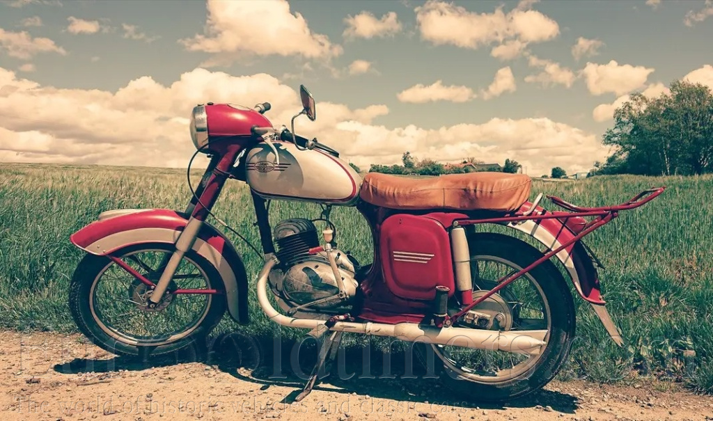 Jawa ČZ 150/352 půlbuben 1955