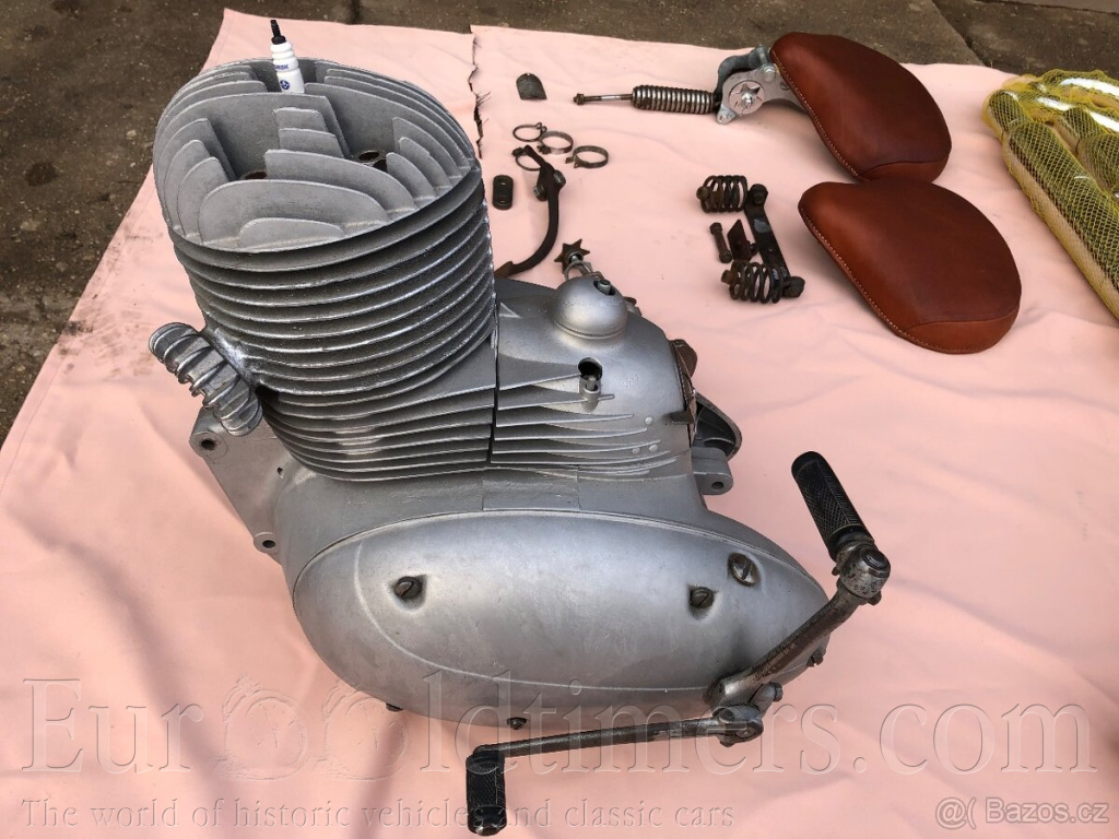 Jawa 250 Pérák FJ (1947) TP + sada Ogar