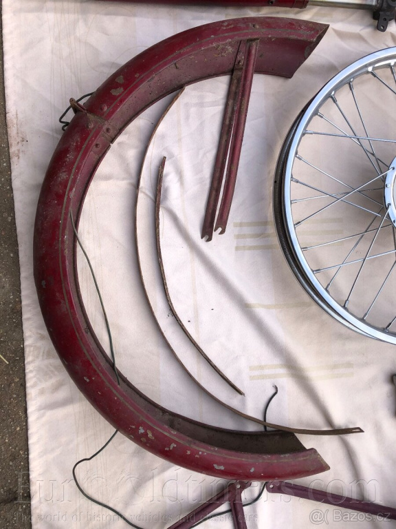 Jawa 250 Pérák FJ (1947) TP + sada Ogar