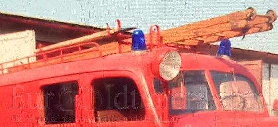 Automobilový hasičský žebřík PRAGA RN 16