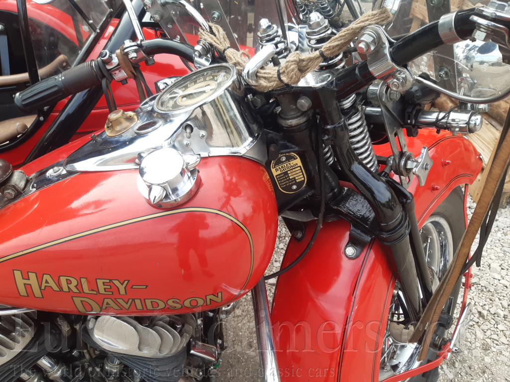 Harley Davidson+ sidecar WLC 750c