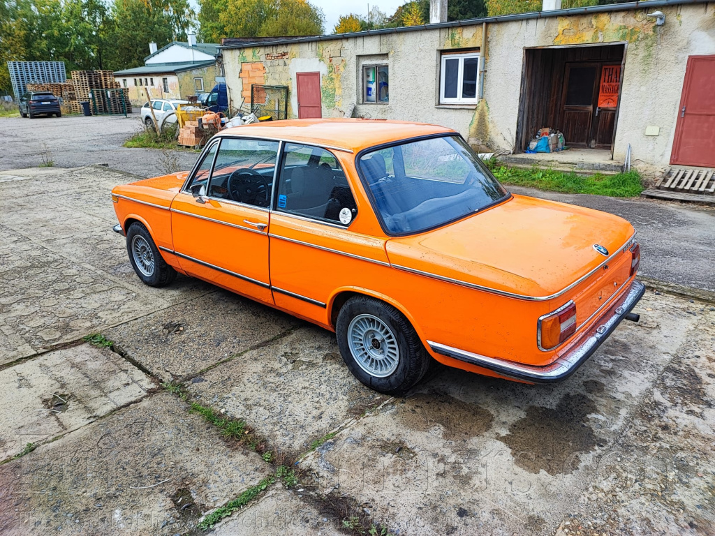 BMW 2002 Tii, rv. 1975, platný Tp