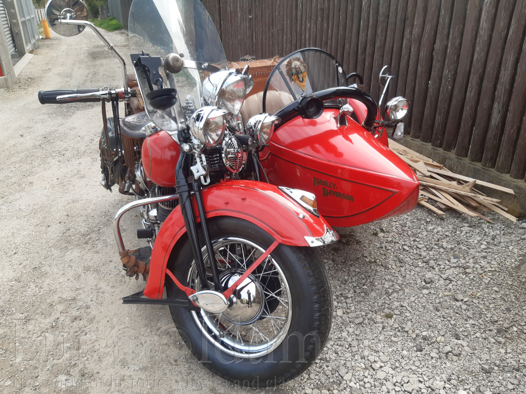 Harley Davidson+ sidecar WLC 750c