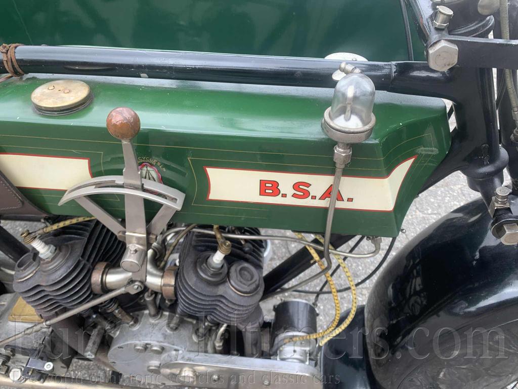 BSA model A2 770 SV 1921+ sidecar