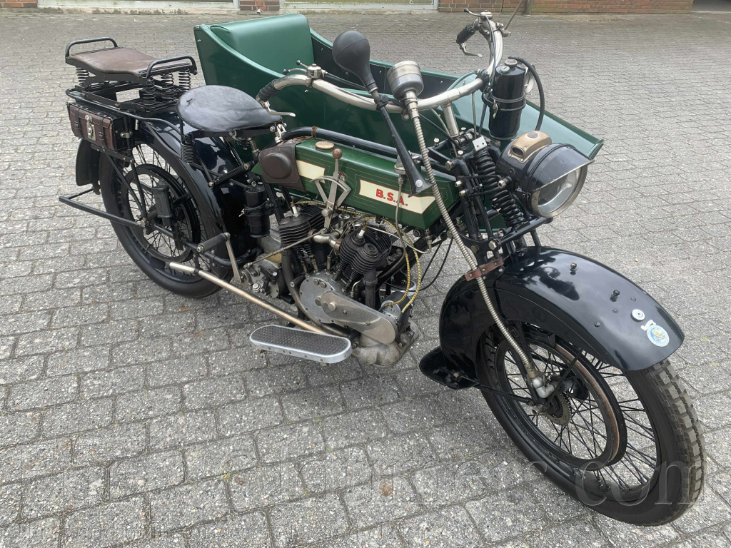 BSA model A2 770 SV 1921+ sidecar