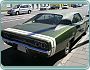 Dodge Charger RT 1968 back Dodge Charger RT 1968 back