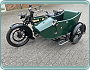 BSA model A2 770 SV 1921+ sidecar