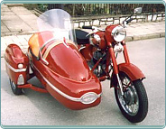 (1954-1963 Jawa 350/354 + sidecar 